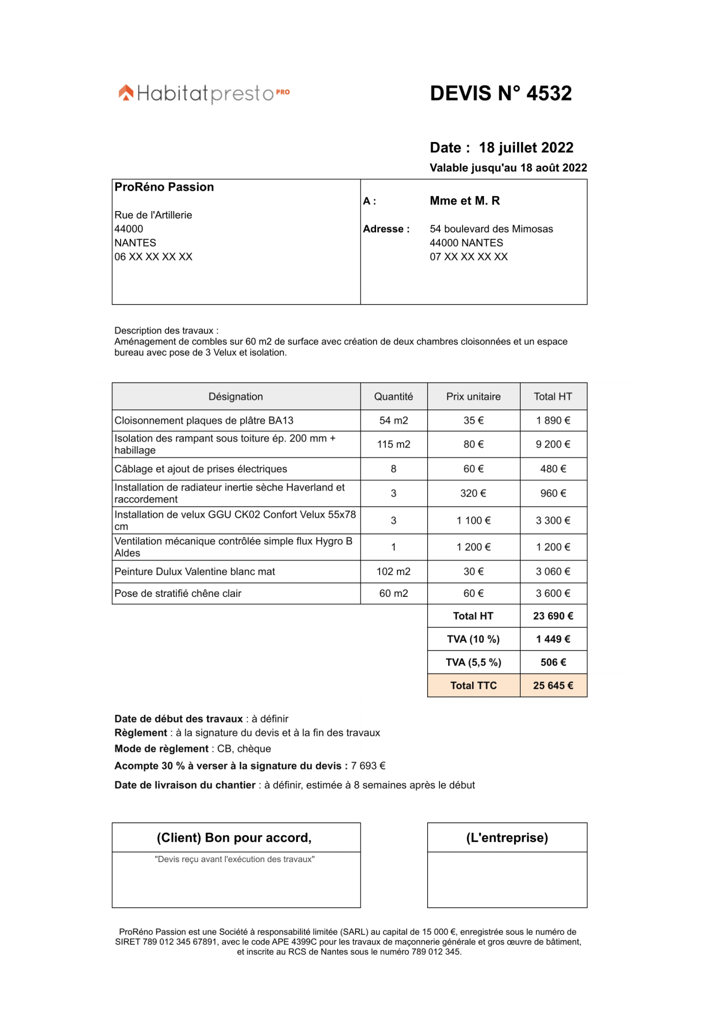obtenez rapidement un devis personnalisé pour vos travaux de rénovation. comparez les prix, sélectionnez des artisans qualifiés et réalisez votre projet en toute confiance.