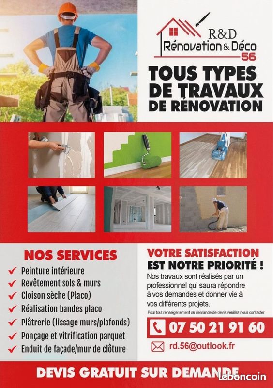 découvrez nos services d'entreprise de rénovation : travaux de rénovation intérieure et extérieure, conseils personnalisés, devis gratuit et accompagnement sur-mesure pour donner vie à tous vos projets.
